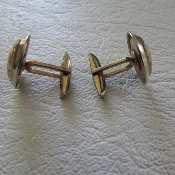 Roman Soldier Centurion Head Cameo Cufflinks - Vintage - Picture 4 of 8